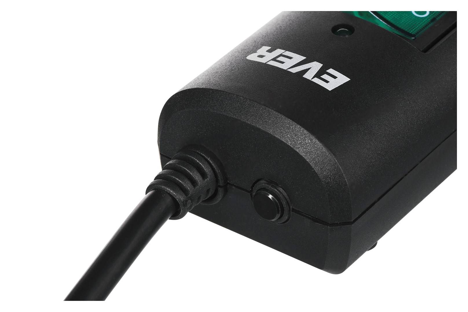 Ever Optima 3m Zwart 6 AC-stopcontacten 250 V-6
