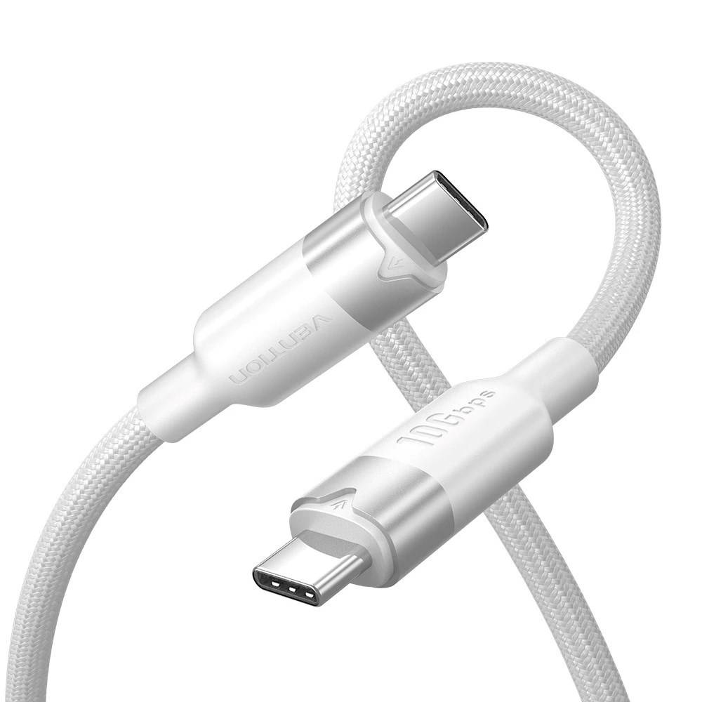 Vention USB 3.2 5A 10Gbps 1m WH USB-C naar C-kabel-3