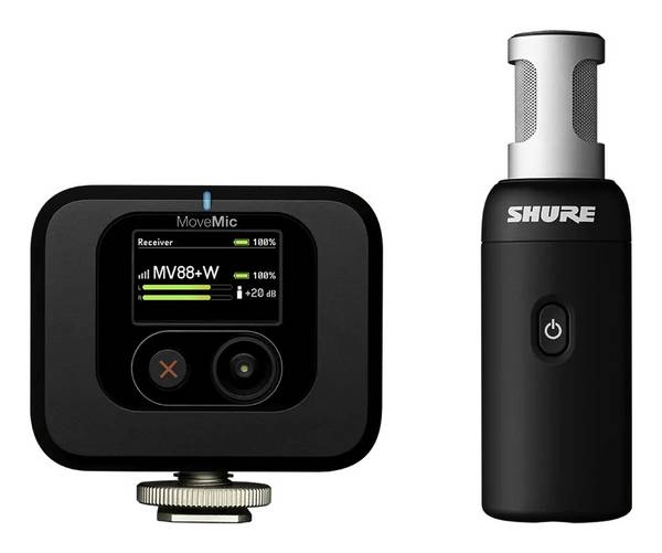 Shure MV88+W-KIT-Z6 - draadloze stereomicrofoon met camera-ontvanger