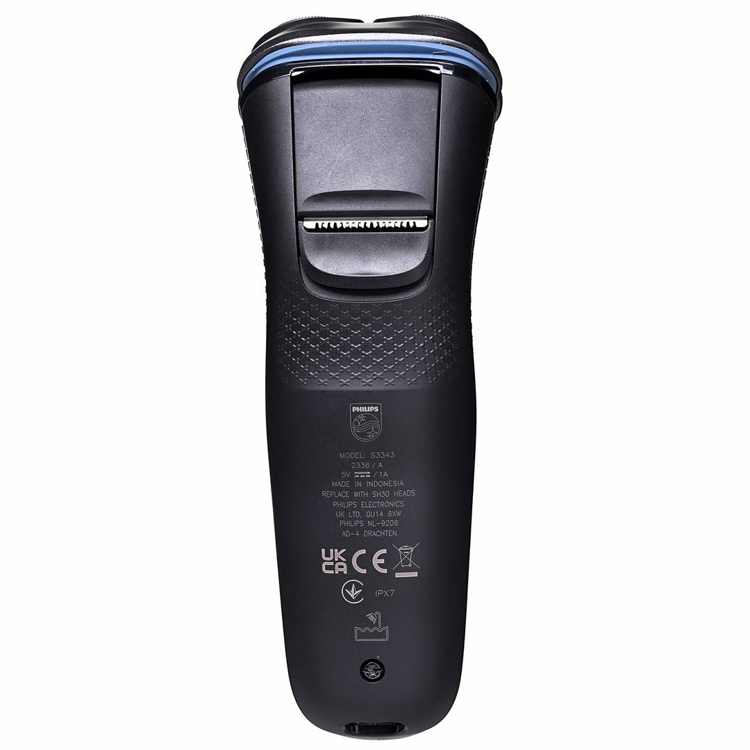 Philips S3343/13 herenscheerapparaat met roterende trimmer, zwart en chroom-3
