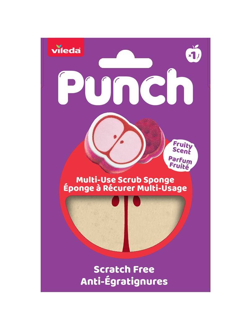 Vileda Punch Universele Spons – Appel, 1 stuk-1