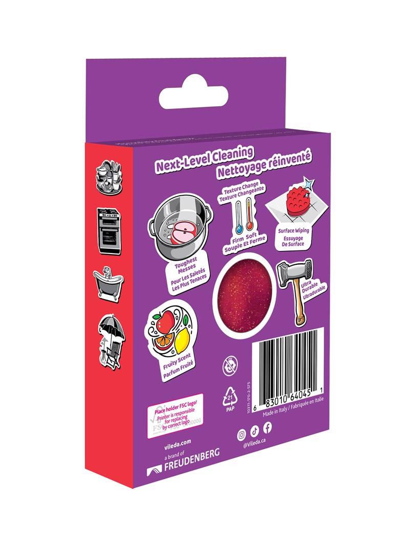 Vileda Punch Universele Spons – Appel, 1 stuk-4