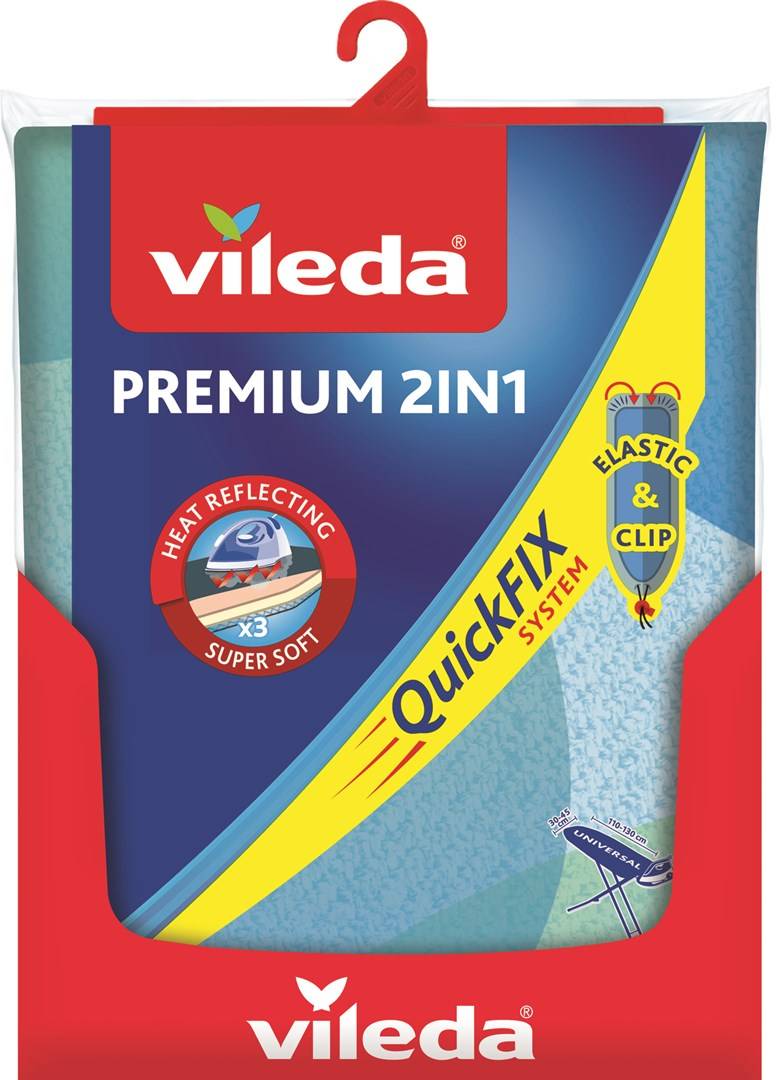 Strijkplankhoes Vileda Premium 2-in-1-2