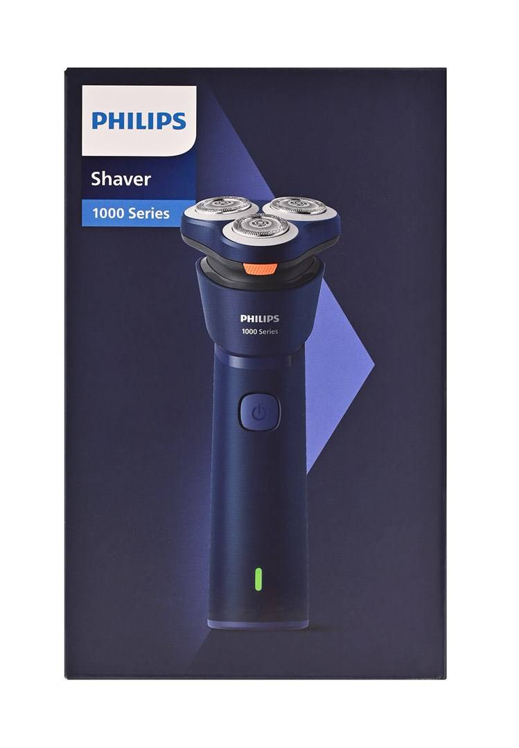 Philips 1000-serie S1881/00 herenscheerapparaat met rotatiemechanisme, marineblauw-3