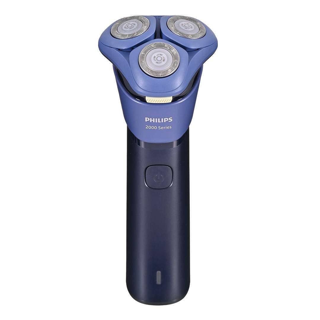 Philips 2000-serie S2885/00 herenscheerapparaat met rotatiemechanisme, blauw-0