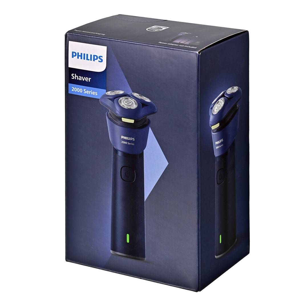 Philips 2000-serie S2885/00 herenscheerapparaat met rotatiemechanisme, blauw-2