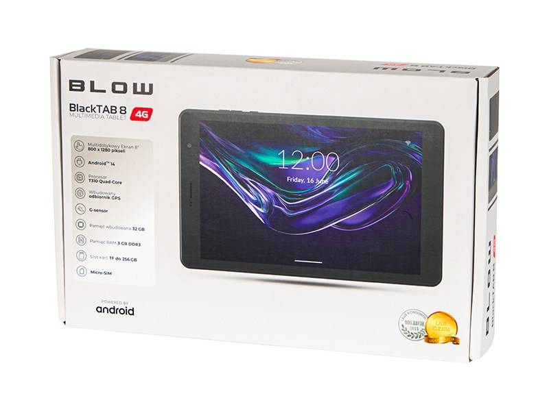 Tablet BLOW BlackTAB8 3/32GB 4G LTE-4