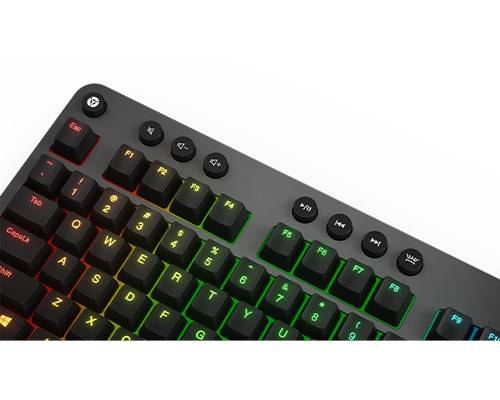 LEV Lenovo Legion K500 toetsenbord Gamen USB QWERTY Amerikaans Engels Zwart, Grijs-5
