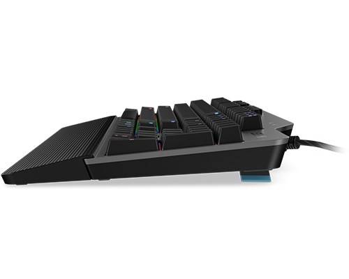 LEV Lenovo Legion K500 toetsenbord Gamen USB QWERTY Amerikaans Engels Zwart, Grijs-3