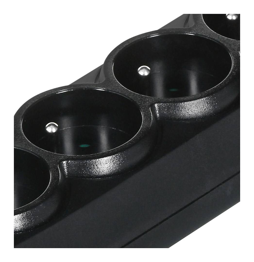 Ever CLASSIC 3m Zwart 5 AC-stopcontacten 250 V-2