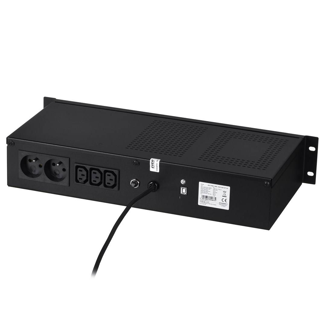 UPS EVER ECO Pro 1200 AVR CDS 19" (Rack; 1200VA) (MET EAVRRM-001K20/00)-3
