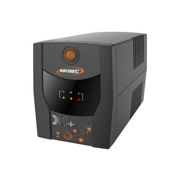Infosec INF_661147 Back-upvoeding UPS X1+ 1300 IEC, 1300VA, 720W, 6× C13