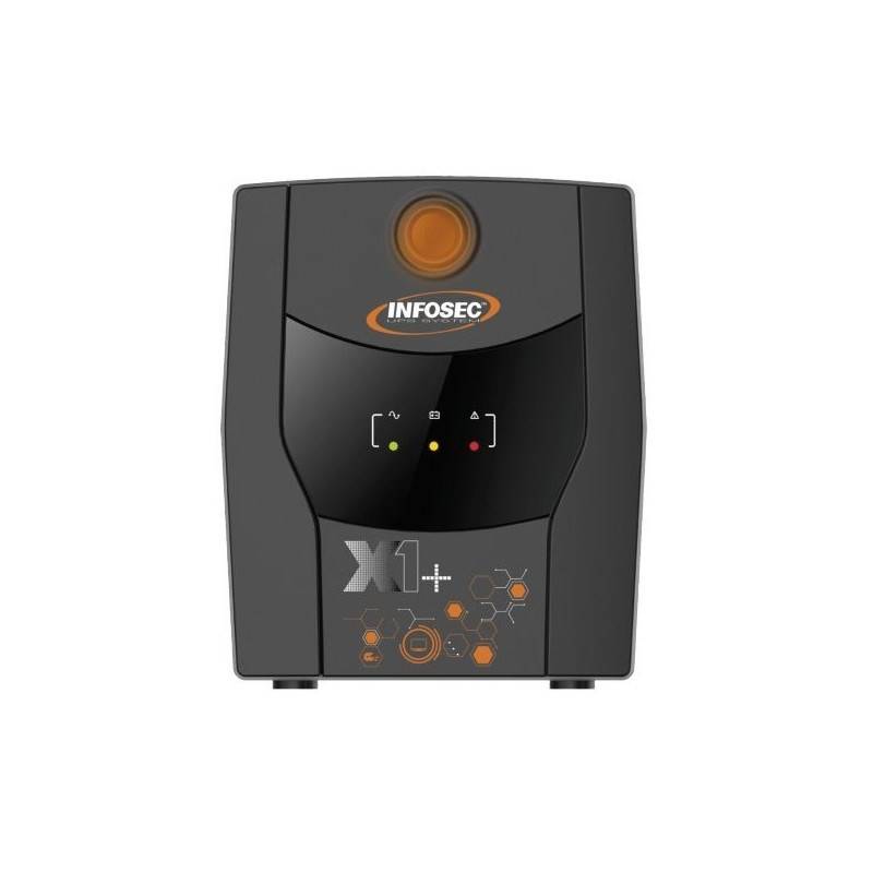 Infosec INF_661147 Back-upvoeding UPS X1+ 1300 IEC, 1300VA, 720W, 6× C13-1