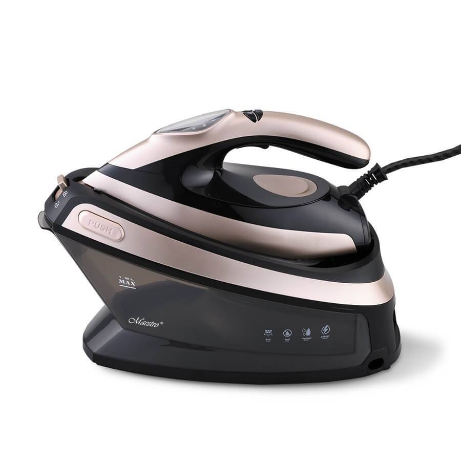 Maestro MR-320C stoomstrijkstation 2400 W 1,5 L Keramische strijkzool Zwart, Roségoud-0