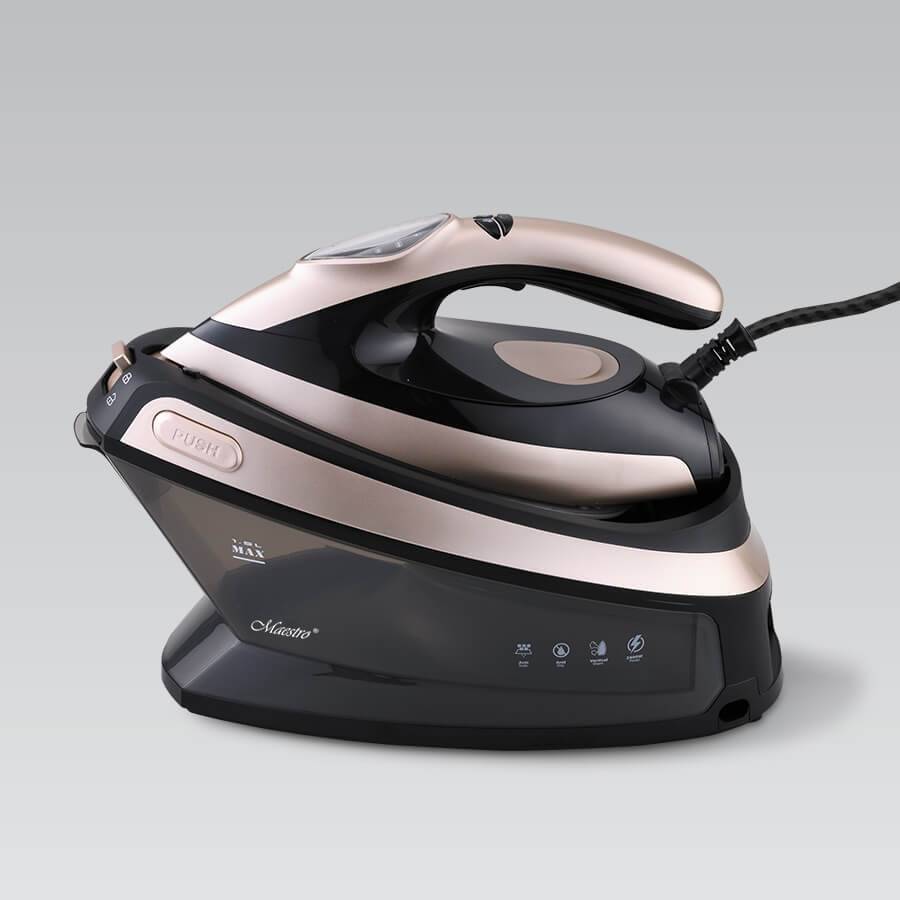 Maestro MR-320C stoomstrijkstation 2400 W 1,5 L Keramische strijkzool Zwart, Roségoud-2