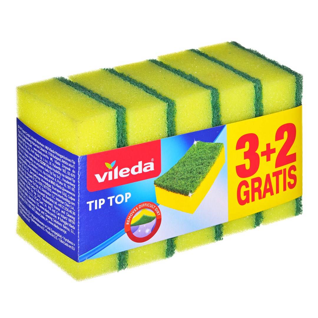 Vileda Tip-Top schuursponsjes, 5 stuks.-1