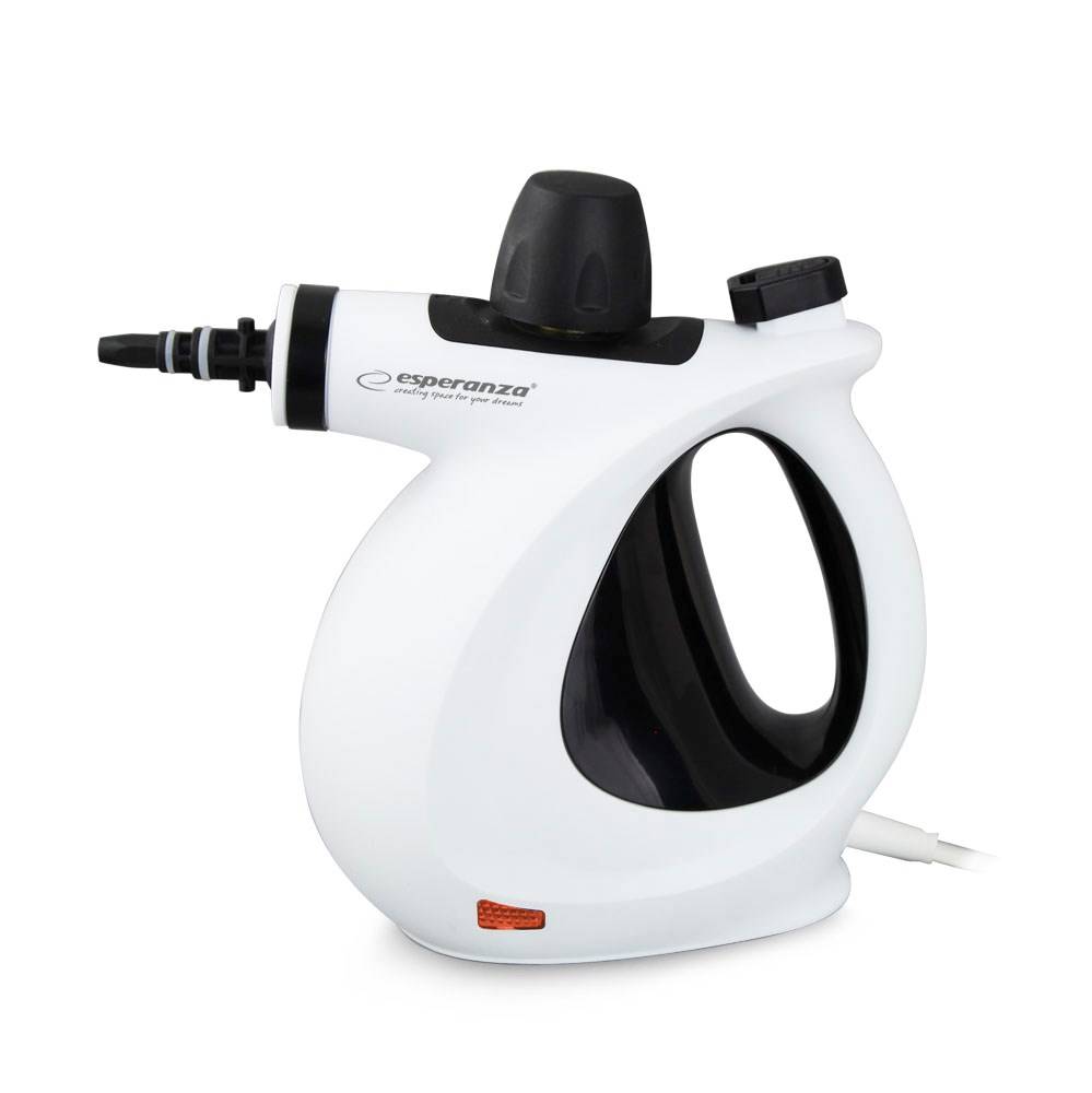 Esperanza EHS008 Stoomreiniger 0,35L Zwart, Wit 900W-3