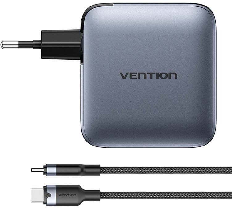 Vention 100W oplader 1xUSB-A 3xUSB-C + kabel-2