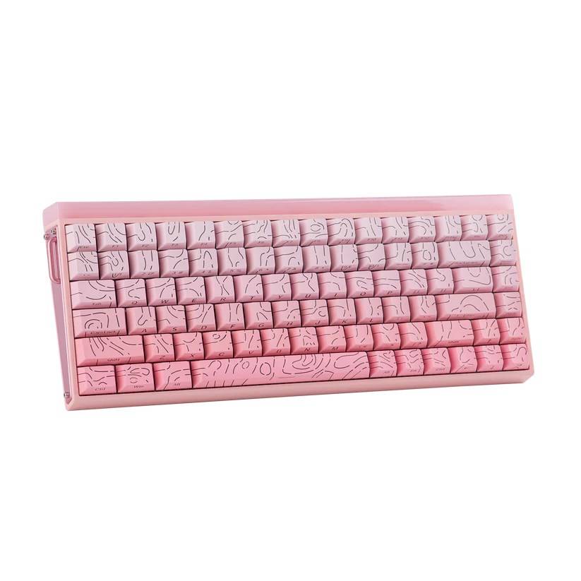 HERO84 HE PINK+Gradient+Contour Dragon King RGB AULA-toetsenbord met pakking-4