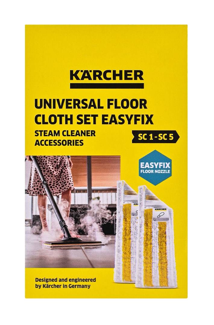 Karcher EasyFix Vloerdoek (2 stuks) Wit, Geel-2