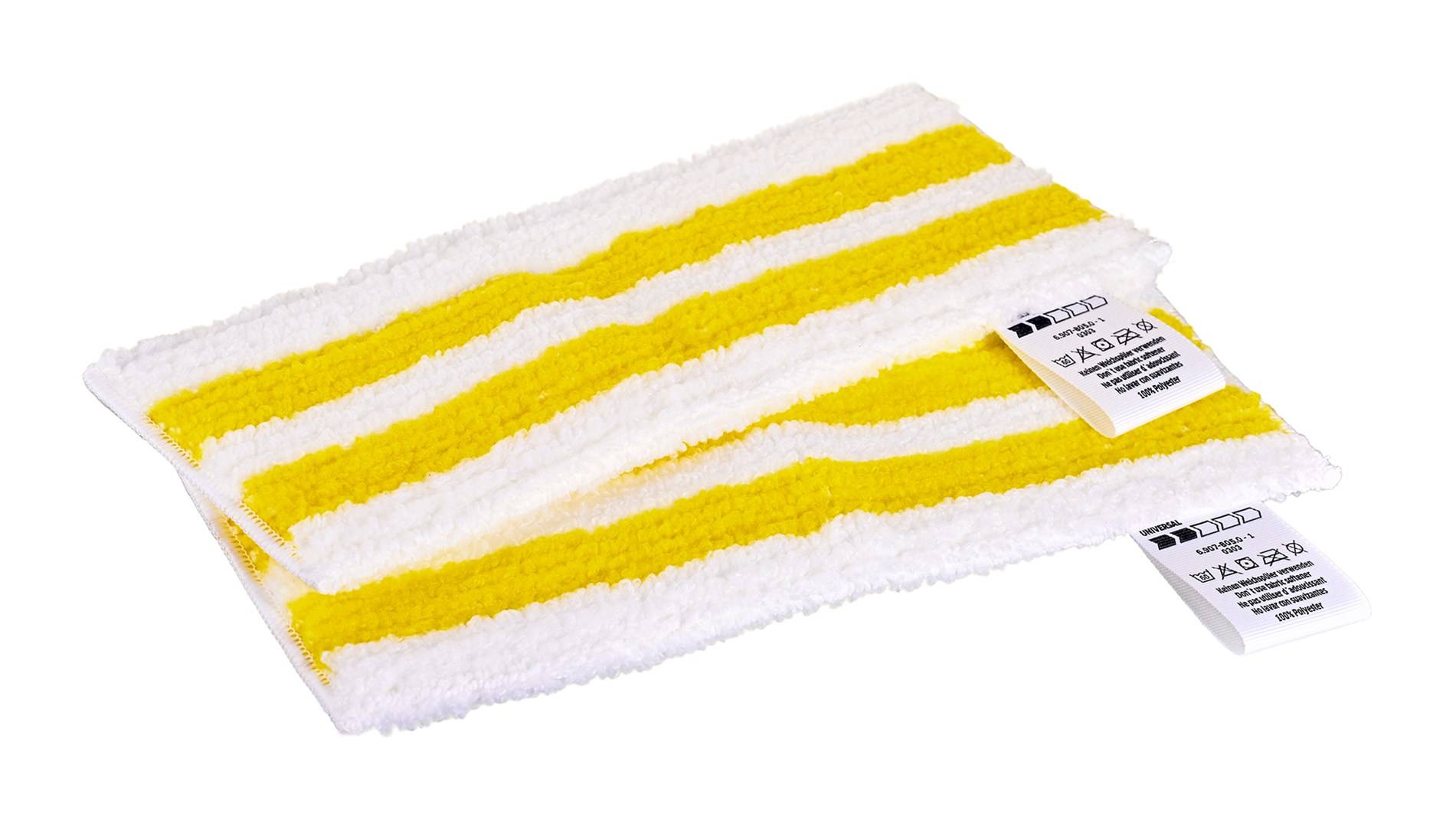 Karcher EasyFix Vloerdoek (2 stuks) Wit, Geel-4