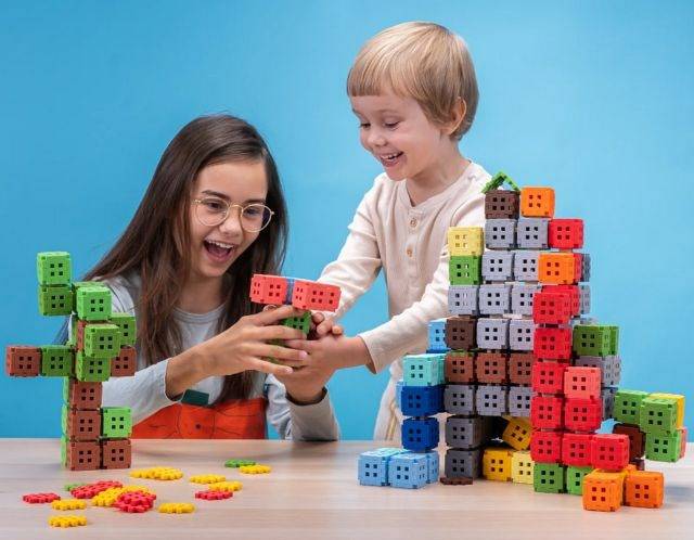 Marioinex Mini Wafel Bouwblokken, 142 stuks-6