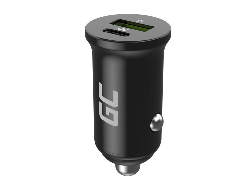 Green Cell GC PowerRide Nano38 38W 6A 1x USB-C 1x USB-A autolader-3