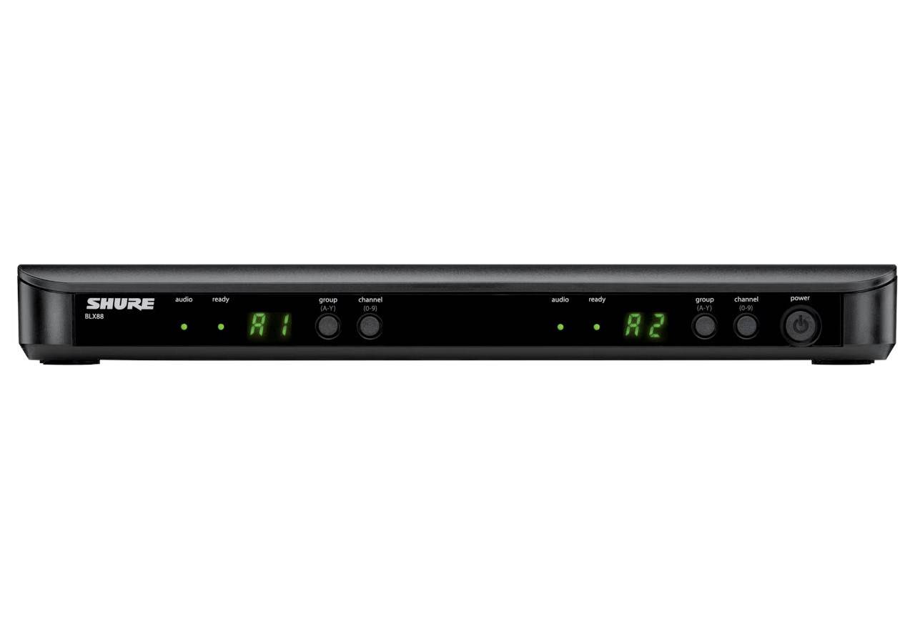 Shure BLX288E/SM58-H8E - draadloos systeem met ontvanger en twee SM58-microfoons-1