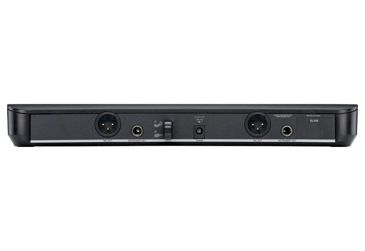 Shure BLX288E/SM58-H8E - draadloos systeem met ontvanger en twee SM58-microfoons-2