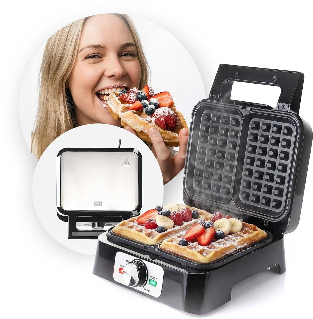 PROMIS Wafelijzer voor 2 wafels-1