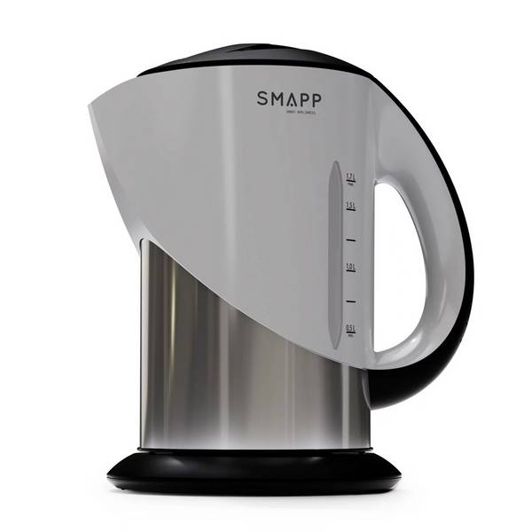 Draadloze waterkoker 1,7 liter SMAPP Grafiet