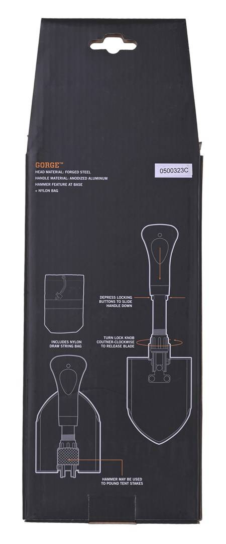 Gerber 22-41578 schep/troffel zwart-6