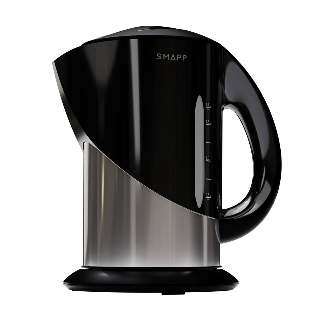 1,7L draadloze waterkoker SMAPP Zwart-0