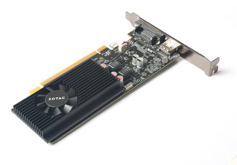 Zotac ZT-P10300A-10L grafische kaart NVIDIA GeForce GT 1030 2 GB GDDR5-8