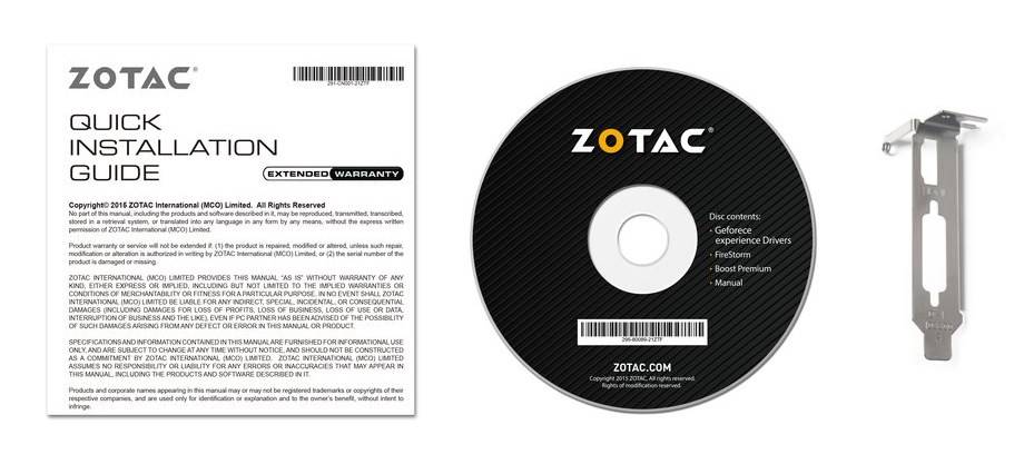Zotac ZT-P10300A-10L grafische kaart NVIDIA GeForce GT 1030 2 GB GDDR5-9