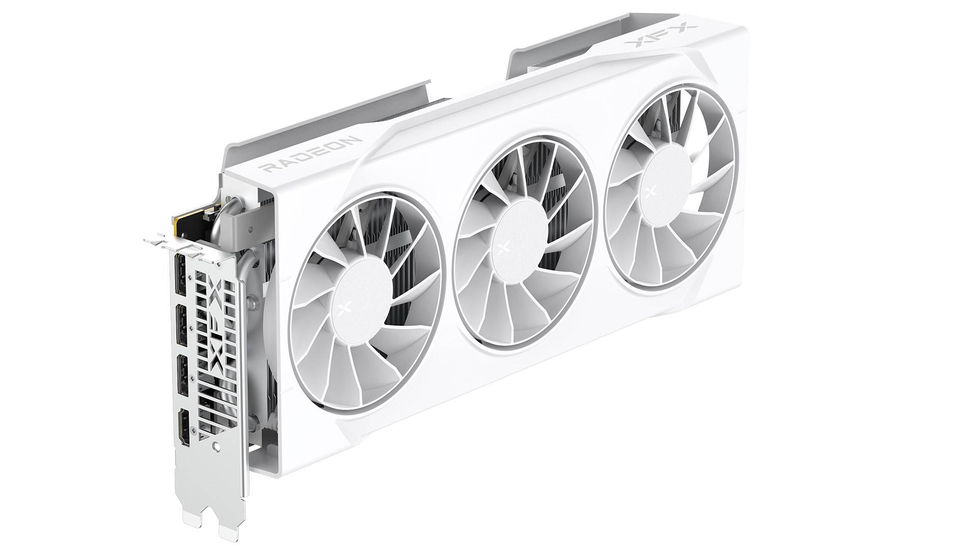 XFX Swift RX 9070GRE witte grafische kaart met drie ventilatoren en 12 GB geheugen-5