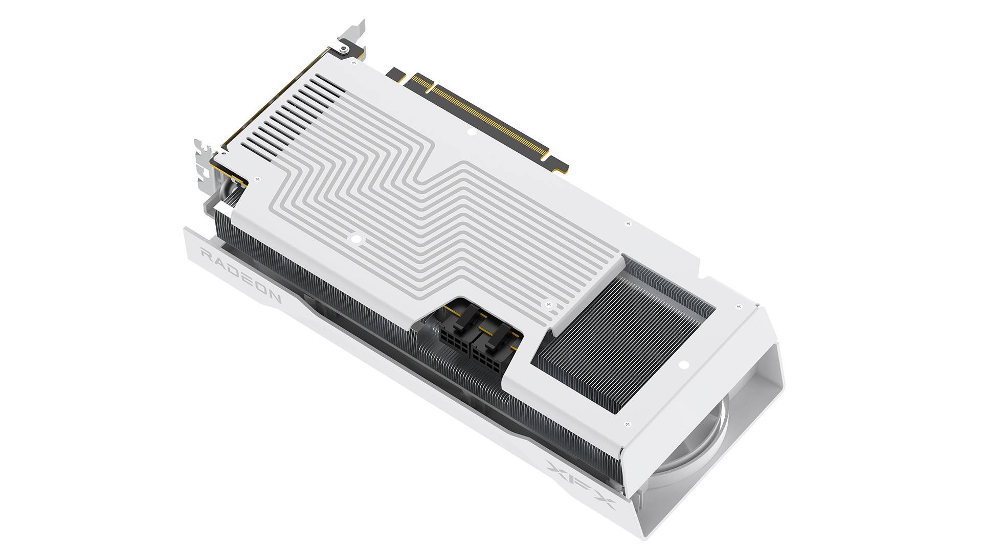 XFX Swift RX 9070GRE witte grafische kaart met drie ventilatoren en 12 GB geheugen-6