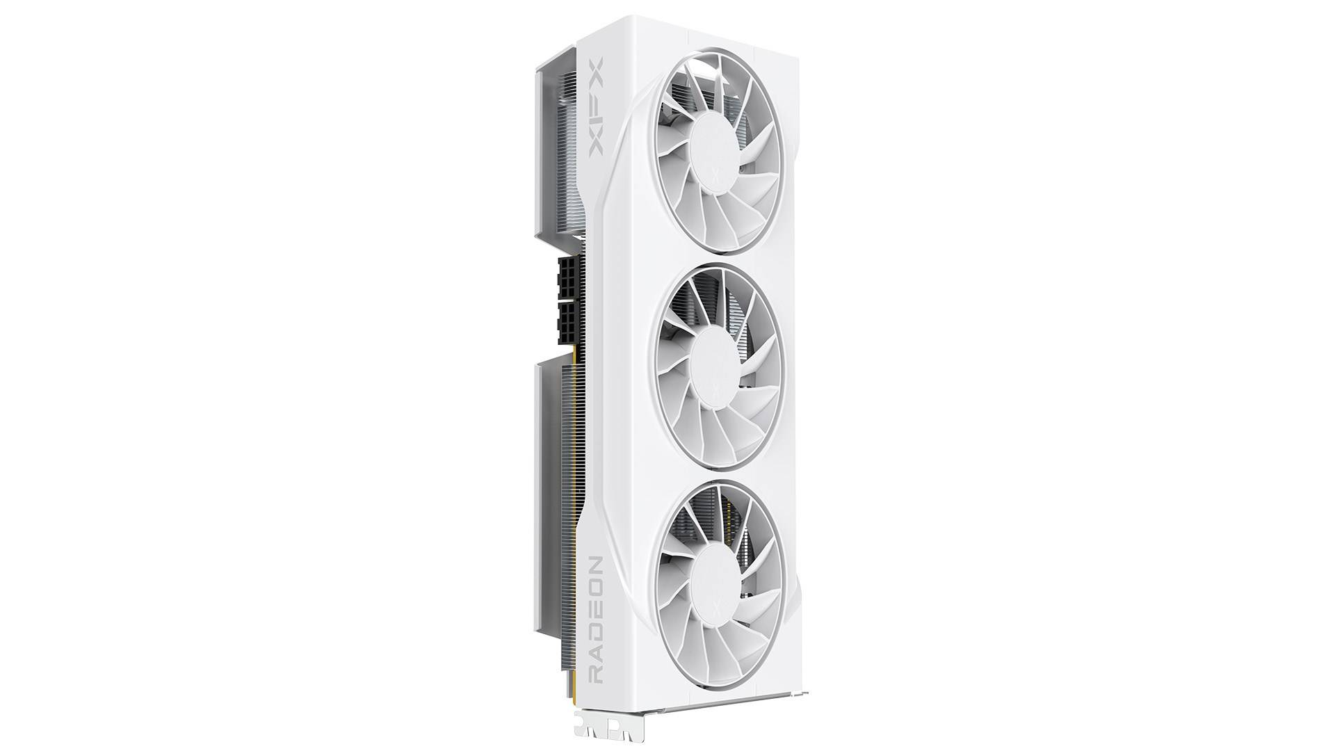 XFX Swift RX 9070GRE witte grafische kaart met drie ventilatoren en 12 GB geheugen-1