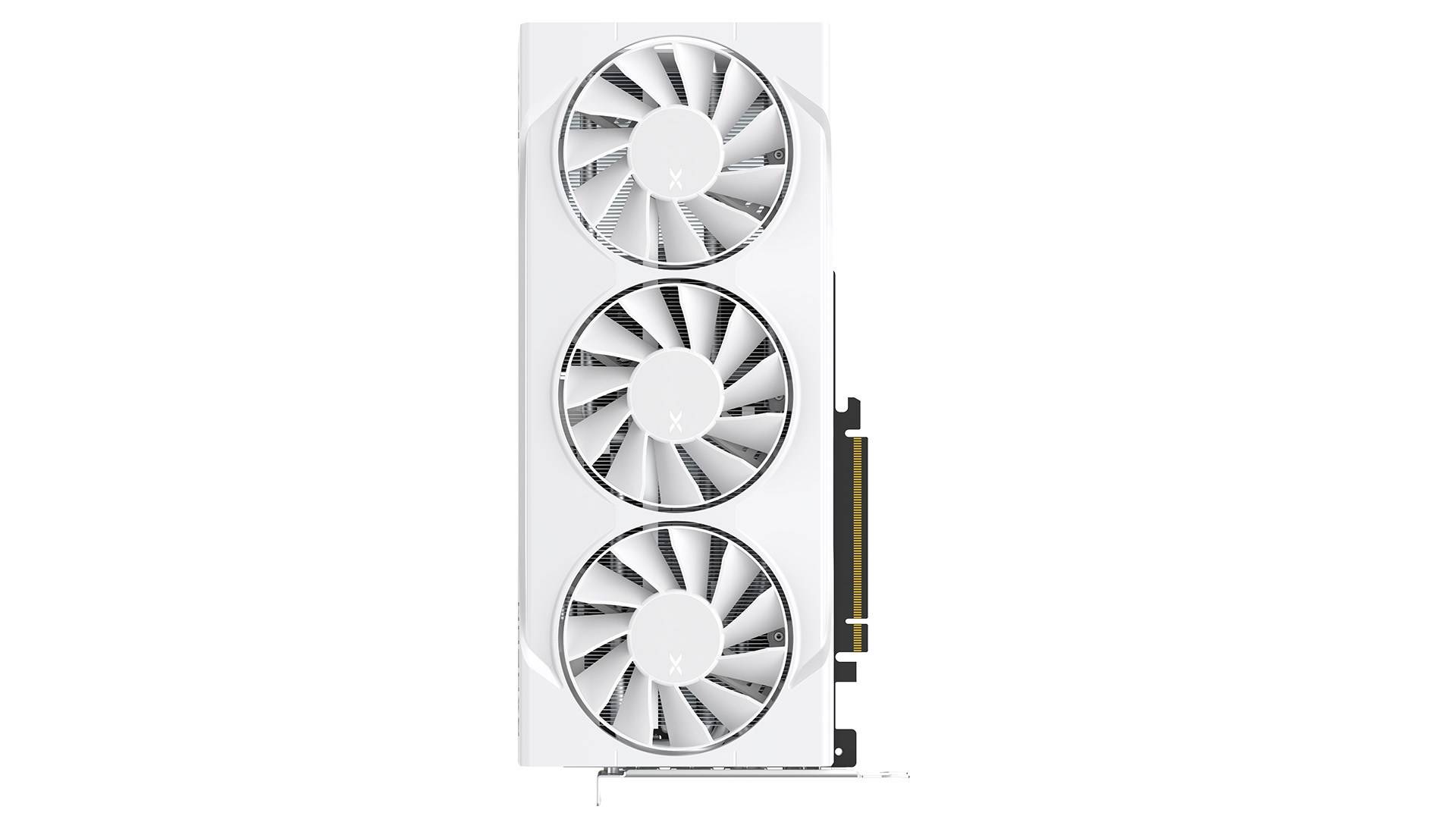 XFX Swift RX 9070GRE witte grafische kaart met drie ventilatoren en 12 GB geheugen-3