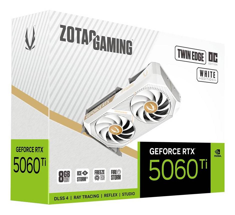 Zotac GAMING GeForce RTX 5060 Ti Twin Edge OC NVIDIA 8 GB GDDR7-10