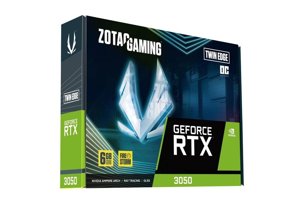 Zotac ZT-A30510H-10L grafische kaart NVIDIA GeForce RTX 3050 6 GB GDDR6-5