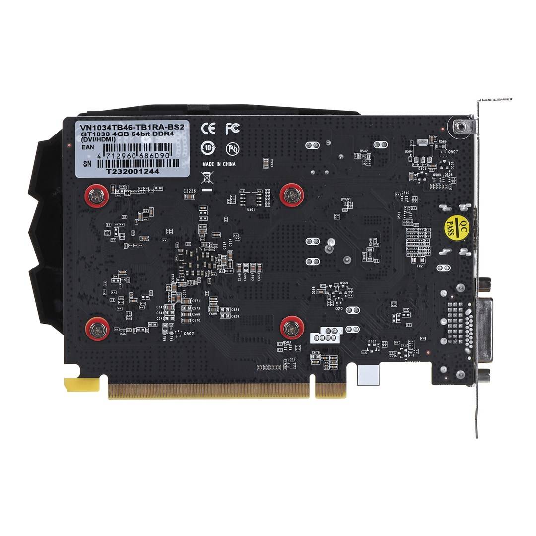 Biostar GeForce GT1030 NVIDIA GeForce GT 1030 4 GB GDDR4-4