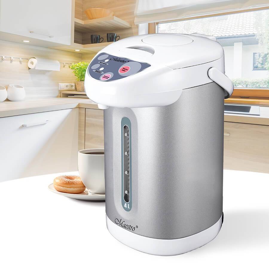 Maestro MR-084 stoompan 4,5 liter, roestvrij staal, wit-1