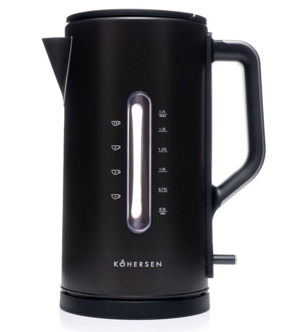 Kohersen Modern Matt elektrische waterkoker A451 zwart-5
