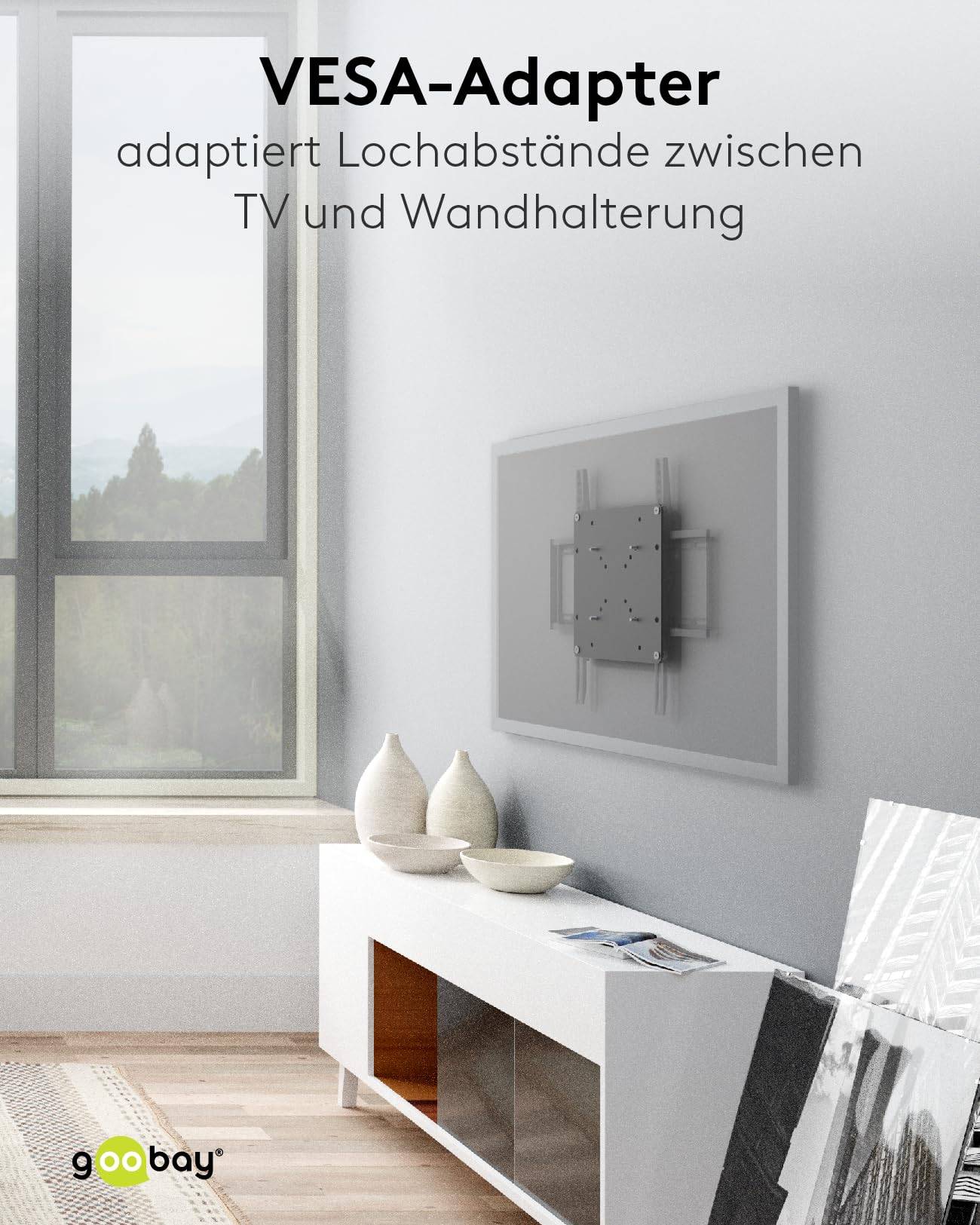 Goobay VESA-adapter Geschikt voor serie: Universeel Zwart-6
