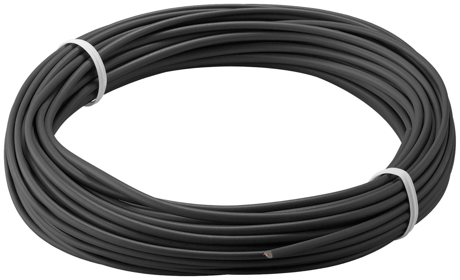 10m zwart 1x 0,14mm geisoleerd koperdraad voor hobby toepassingen - 10 meter-0