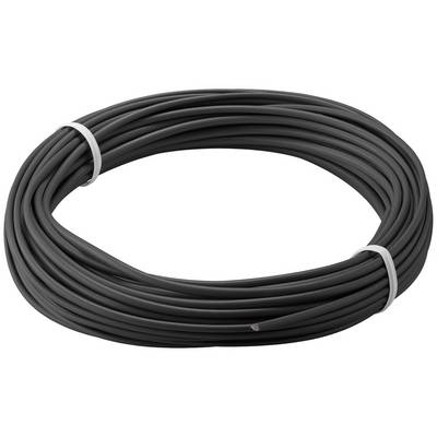 10m zwart 1x 0,14mm geisoleerd koperdraad voor hobby toepassingen - 10 meter-0