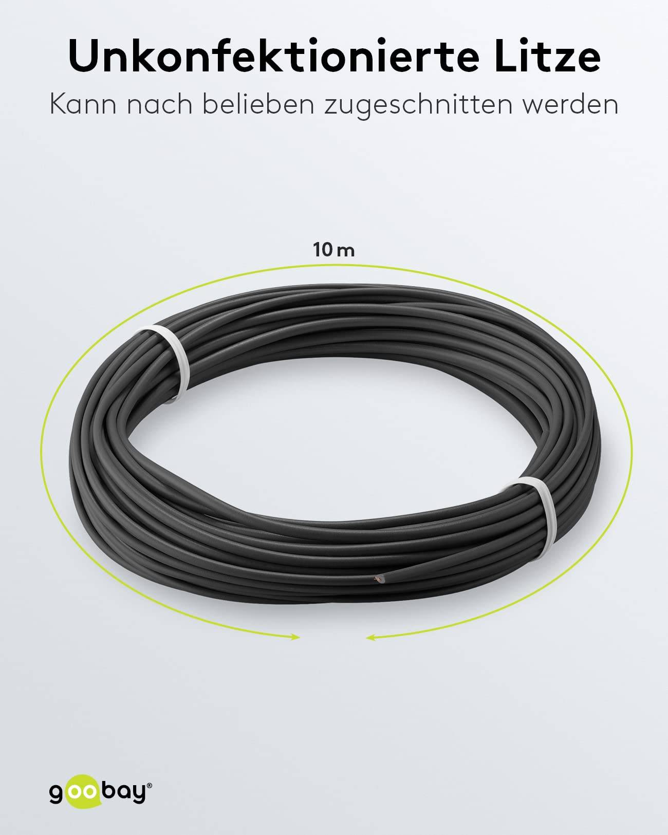 10m zwart 1x 0,14mm geisoleerd koperdraad voor hobby toepassingen - 10 meter-2