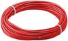10m rood 1x 0,14mm geisoleerd koperdraad voor hobby toepassingen - 10 meter
