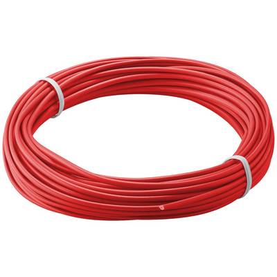 10m rood 1x 0,14mm geisoleerd koperdraad voor hobby toepassingen - 10 meter-0